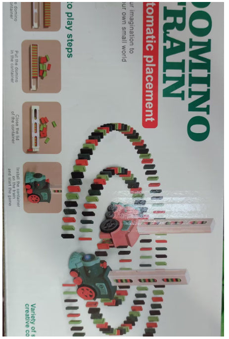 Domino Train Set – Automatic Block-Laying Toy for Kids!