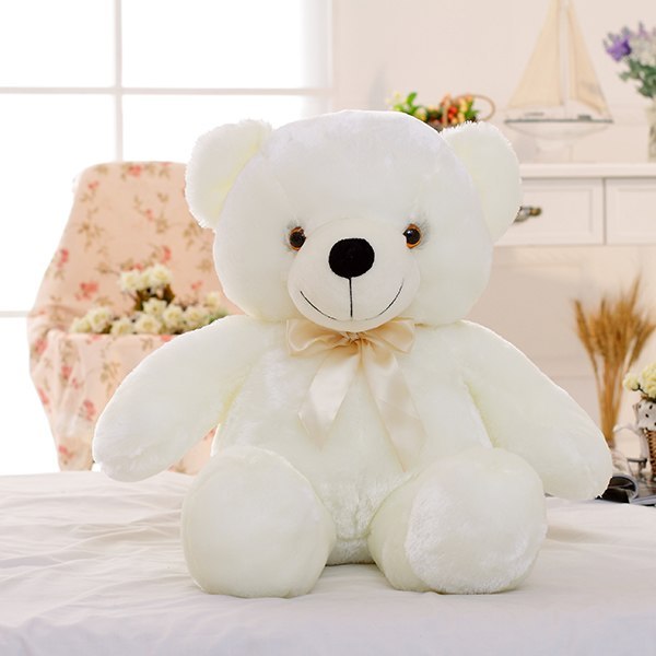 LED Glowing Teddy Bear – Colorful Plush Toy & Pillow Gift for Kids!