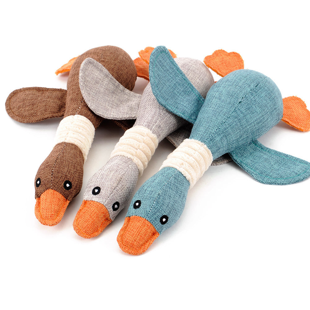 Cute Plush Goose Toy – Safe for Babies & Pets