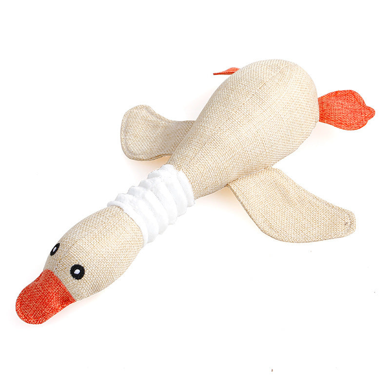 Cute Plush Goose Toy – Safe for Babies & Pets