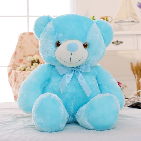 LED Glowing Teddy Bear – Colorful Plush Toy & Pillow Gift for Kids!